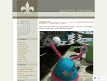 Tablet Screenshot of beautifuloxymorons.wordpress.com