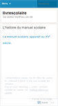 Mobile Screenshot of livrescolaire.wordpress.com