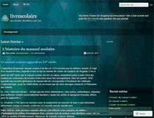 Tablet Screenshot of livrescolaire.wordpress.com