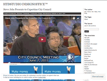 Tablet Screenshot of htdstudio.wordpress.com