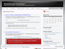 Tablet Screenshot of matematicados.wordpress.com