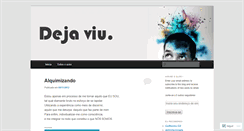 Desktop Screenshot of dejaviu.wordpress.com