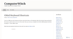 Desktop Screenshot of computerwitch.wordpress.com