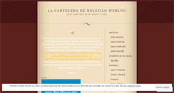 Desktop Screenshot of lacarteleradebolsillo.wordpress.com
