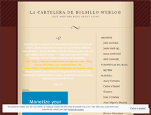 Tablet Screenshot of lacarteleradebolsillo.wordpress.com