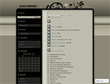 Tablet Screenshot of alexis18.wordpress.com