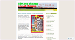 Desktop Screenshot of climatechangesocialchange.wordpress.com
