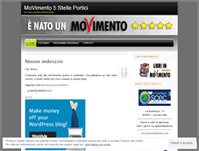 Tablet Screenshot of movimentoportici.wordpress.com