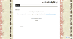 Desktop Screenshot of celestestyling.wordpress.com