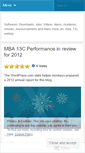 Mobile Screenshot of mba13c.wordpress.com