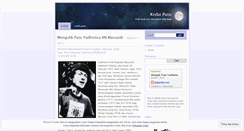 Desktop Screenshot of kedaipuisi.wordpress.com