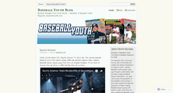 Desktop Screenshot of baseballyouth.wordpress.com