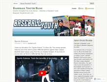 Tablet Screenshot of baseballyouth.wordpress.com