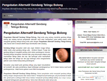 Tablet Screenshot of pengobatanalternatifgendangtelingabolong22.wordpress.com