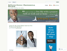 Tablet Screenshot of dewayneowens.wordpress.com