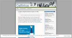 Desktop Screenshot of golfisticas.wordpress.com