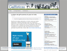 Tablet Screenshot of golfisticas.wordpress.com