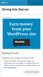 Mobile Screenshot of divingintodenver.wordpress.com