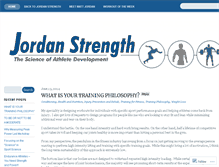 Tablet Screenshot of jordanstrength.wordpress.com