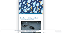 Desktop Screenshot of mybaddayblog.wordpress.com