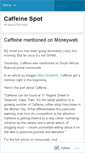 Mobile Screenshot of caffeinespot.wordpress.com
