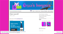 Desktop Screenshot of enzasbargains.wordpress.com