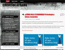 Tablet Screenshot of elrevesdelatrama.wordpress.com