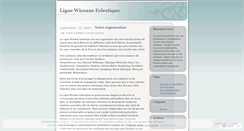Desktop Screenshot of lwe1.wordpress.com