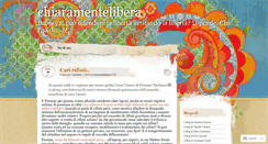 Desktop Screenshot of chiaramentelibera.wordpress.com