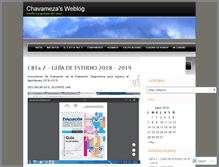 Tablet Screenshot of chavameza.wordpress.com