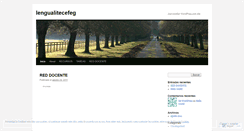 Desktop Screenshot of lengualitecefeg.wordpress.com