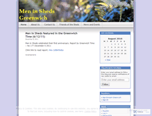 Tablet Screenshot of meninsheds.wordpress.com