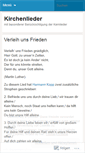 Mobile Screenshot of kirchenliederblog.wordpress.com
