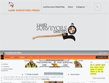 Tablet Screenshot of landsurveyors.wordpress.com