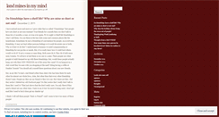Desktop Screenshot of landminesinmymind.wordpress.com
