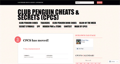 Desktop Screenshot of clubpenguincheaters123.wordpress.com