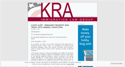 Desktop Screenshot of kraimmigration.wordpress.com