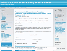 Tablet Screenshot of dinkeskabbantul.wordpress.com