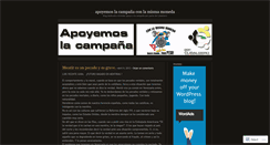 Desktop Screenshot of conlamismamoneda.wordpress.com