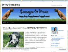 Tablet Screenshot of happysausage.wordpress.com