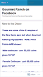 Mobile Screenshot of gourmetranchnewsletter.wordpress.com