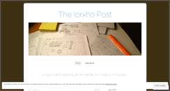 Desktop Screenshot of iorxho.wordpress.com