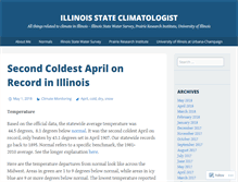 Tablet Screenshot of climateillinois.wordpress.com