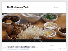 Tablet Screenshot of mushroomsworld.wordpress.com