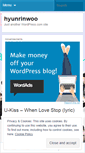 Mobile Screenshot of hyunrinwoo.wordpress.com