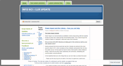 Desktop Screenshot of infosci.wordpress.com