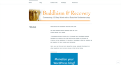 Desktop Screenshot of buddhismandrecovery.wordpress.com