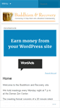 Mobile Screenshot of buddhismandrecovery.wordpress.com