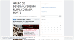 Desktop Screenshot of gdrcostadamorte.wordpress.com