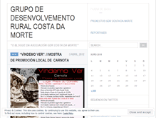 Tablet Screenshot of gdrcostadamorte.wordpress.com